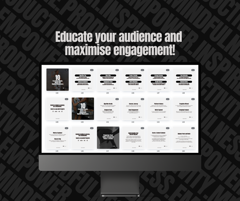 30 Days of Digital Marketing Carousels (PLR + MRR)