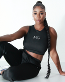 Close-up of FLYYGIRL branded vest