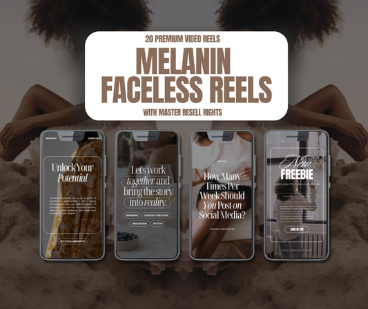 20 MELANIN FACELESS REELS