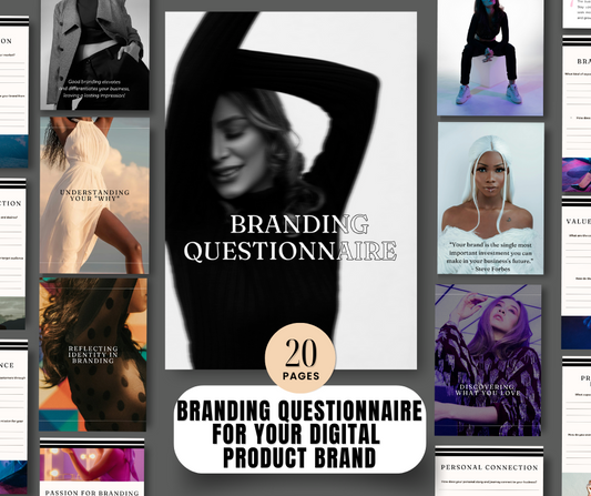 BRANDING QUESTIONNAIRE FOR YOUR DIGITAL PRODUCT