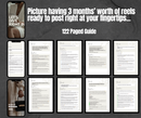 Captivate & Convert: Reels Edition — 100 Done-For-You Hooks & Captions Guide (122 Pages) with PLR & MRR