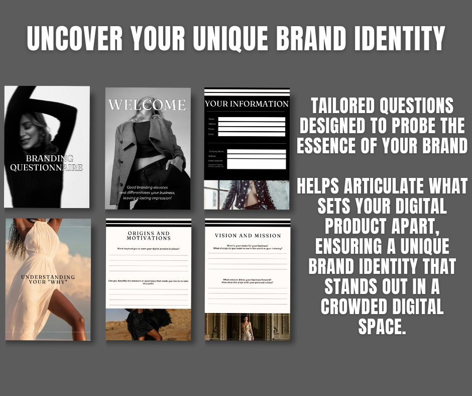 BRANDING QUESTIONNAIRE FOR YOUR DIGITAL PRODUCT