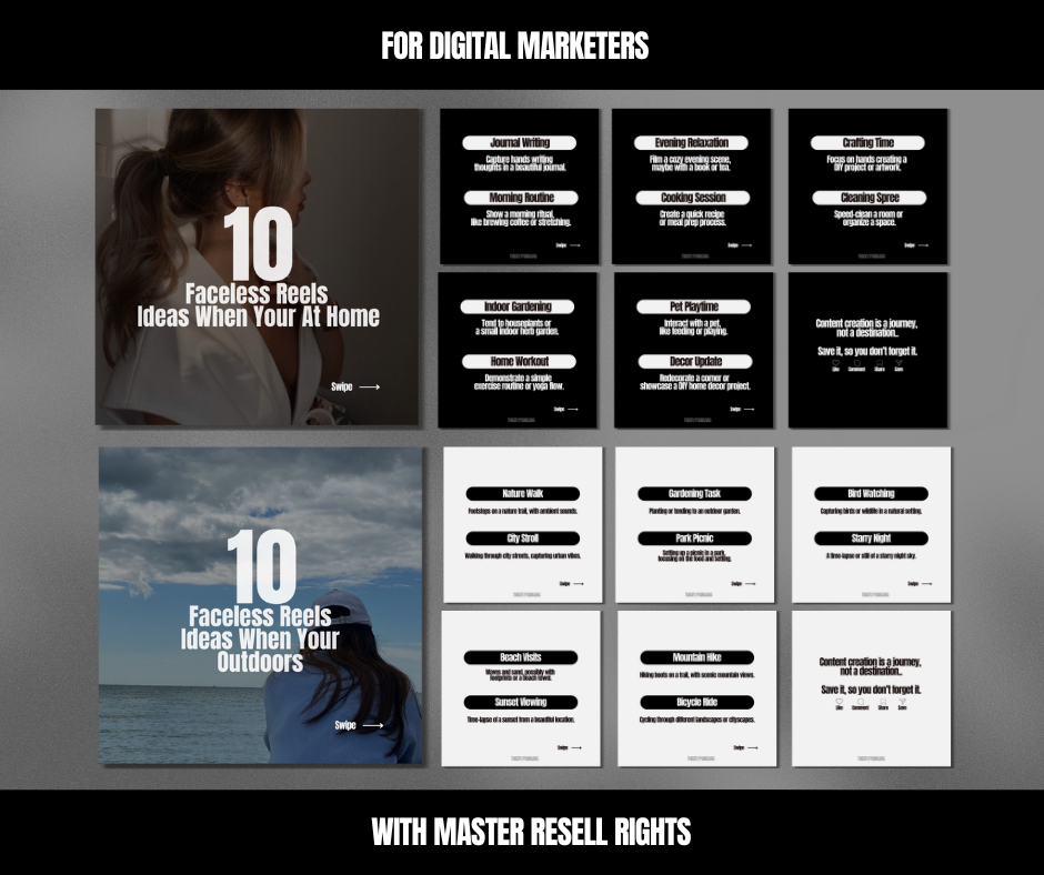 30 DAYS OF DIGITAL MARKETING CAROUSELS