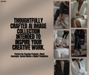 Luxury Melanin Faceless AI Stock Photo Bundle (PLR + MRR)