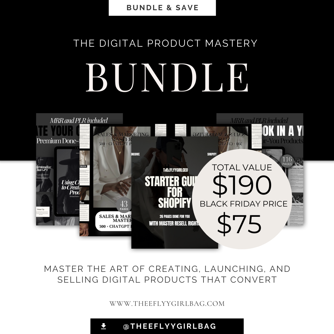 THE DIGITAL PRODUCT MASTERY BUNDLE