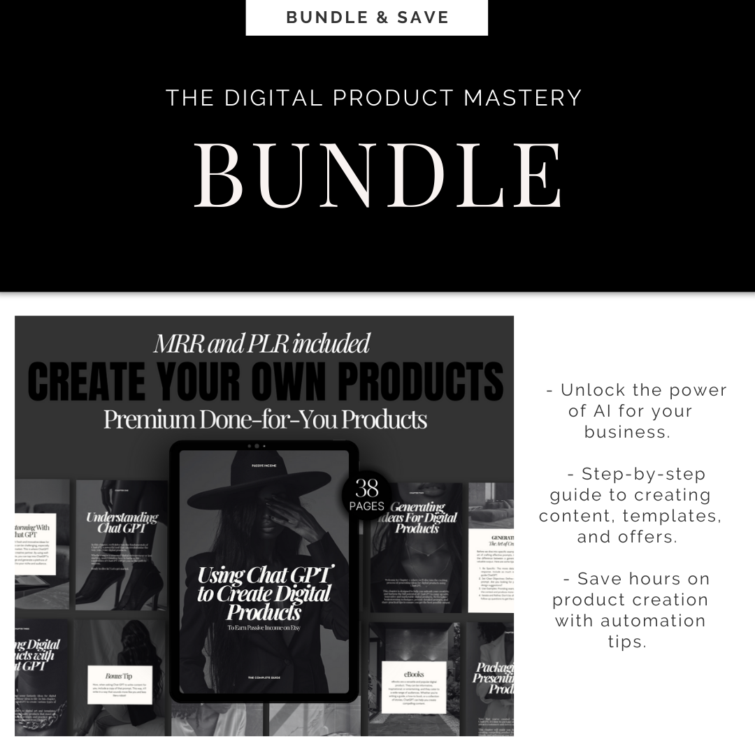 ChatGPT product creation template sample