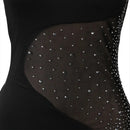 Fashion-forward black jumpsuit for events or performances