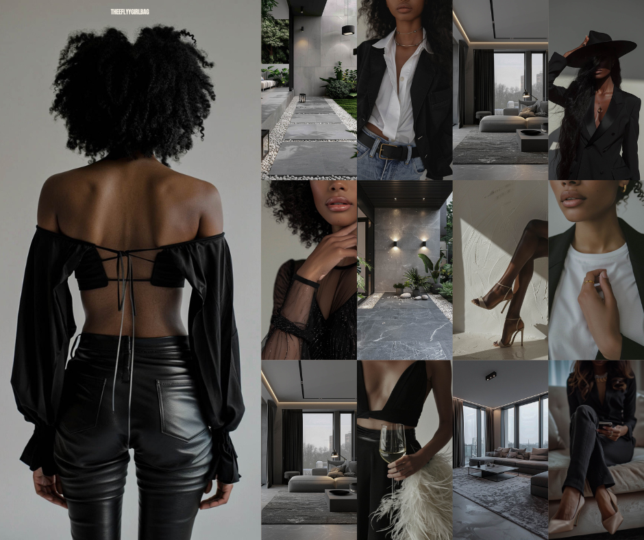 Luxury Melanin Faceless AI Stock Photo Bundle (PLR + MRR)