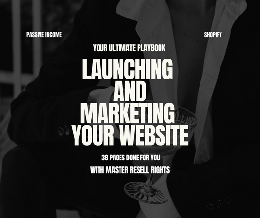 THE ULTIMATE PLAYBOOK TO LAUNCHING AND MARKETING YOUR WEBSITE