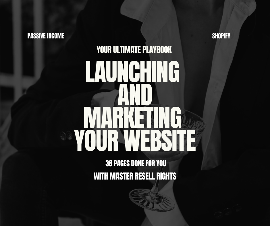 The Ultimate Playbook to Launching & Marketing Your Website — Beginner Friendly Guide (PLR + MRR)